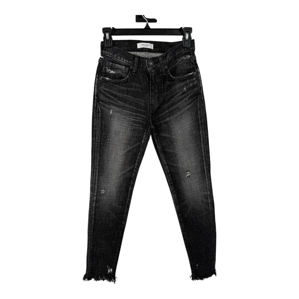 Moussy Vintage Jeans Diana skinny distressed black size 24